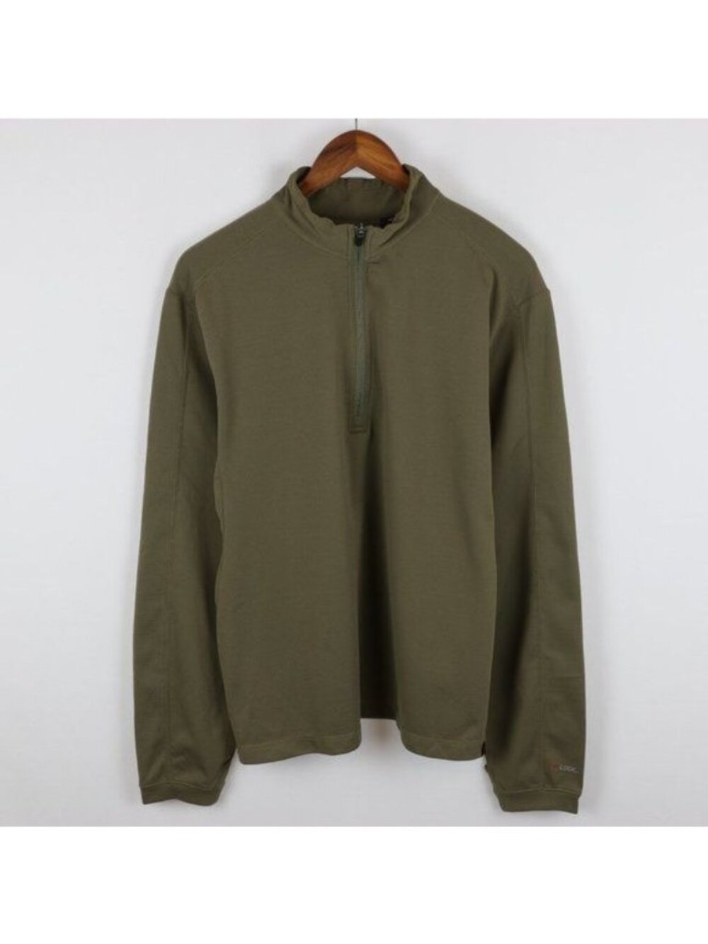 Alpine Design Dri-Logic Men's Medium Green 1/4 Zip Mid Weight Pullover Jacket